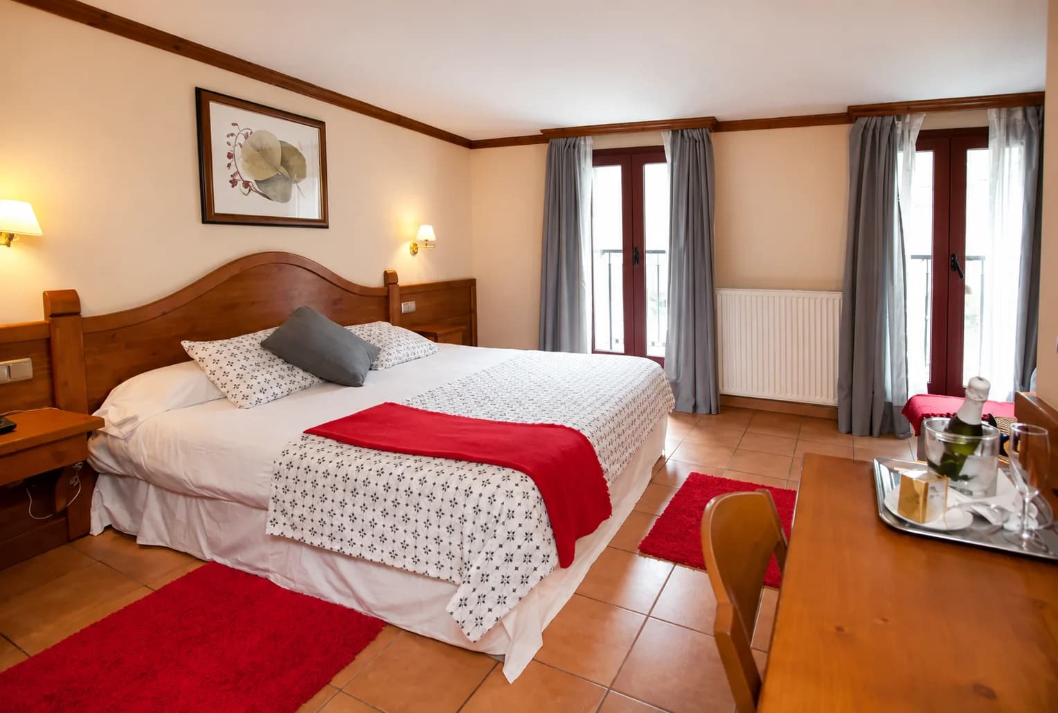 Example room interior at Hotel Montané